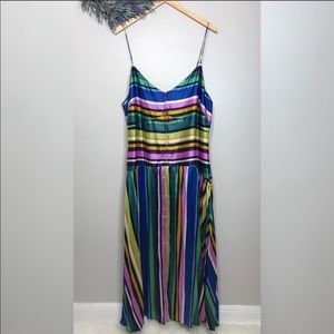 ASOS rainbow midi dress